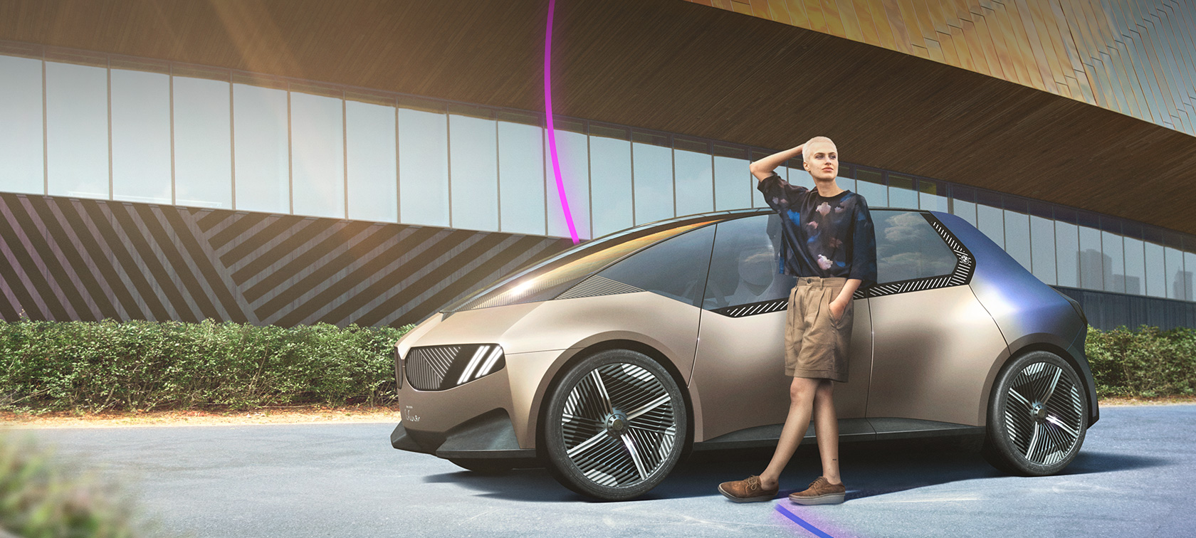 BMW i Vision Circular 2021 видео BMW i Vision Circular 2021 видео