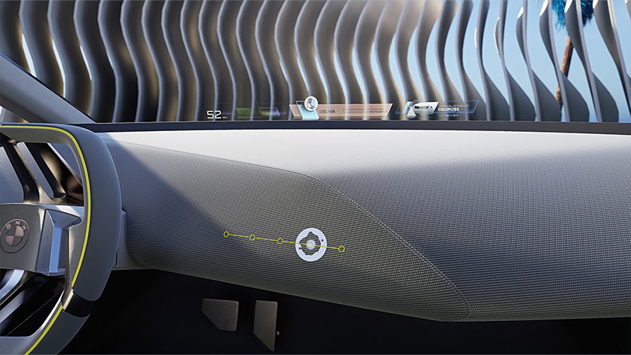 BMW i Vision Dee BMW Mixed Reality Slider BMW i Vision Dee визионерски автомобил BMW Mixed Reality Slider