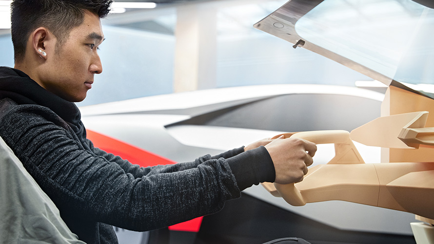 BMW Vision M NEXT, интериор BMW Vision M NEXT, развоен процес, интериор, дизайн, Boost Pod
