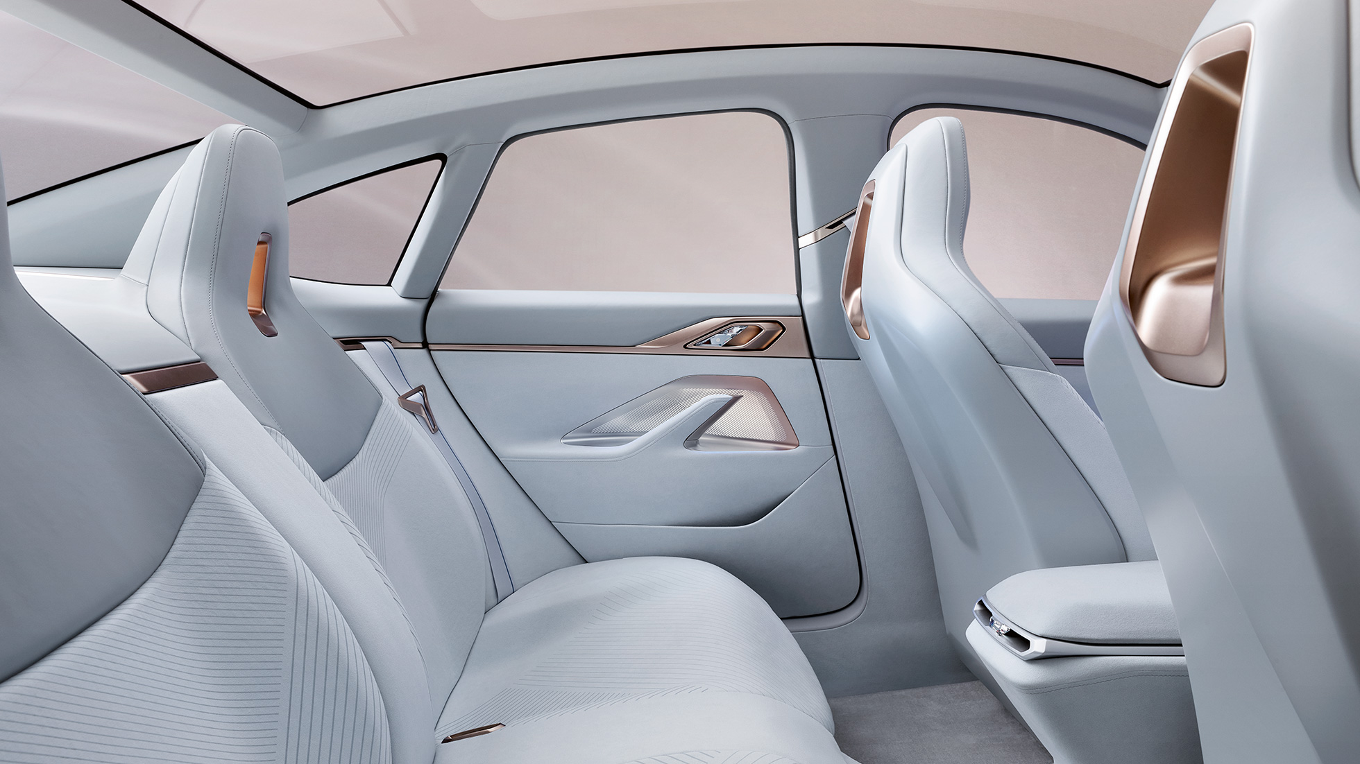 Интериор 3 BMW Concept i4 2020 G26 Интериор 3 BMW Concept i4 2020 G26 електромобил напълно електрическо BMW Гран Купе