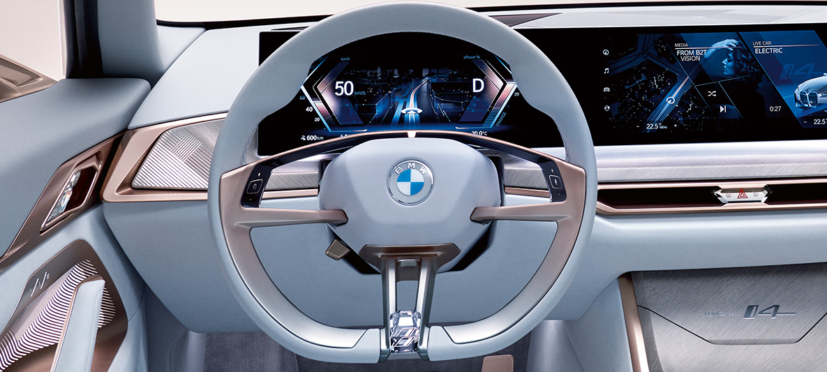 BMW Concept i4 2020 G26 снимка 3 BMW Concept i4 2020 G26 електромобил напълно електрическо BMW Гран Купе снимка 3