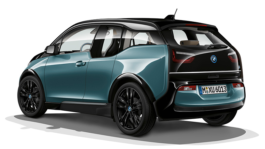 BMW i3 снимка в студио BMW i3 снимка в студио три четвърти изглед отпред