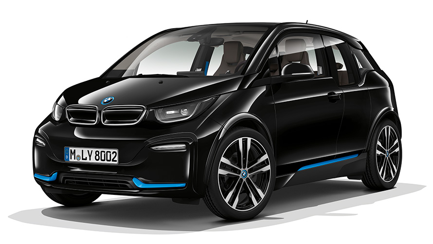 BMW i3s снимка в студио BMW i3s снимка в студио три четвърти изглед отпред