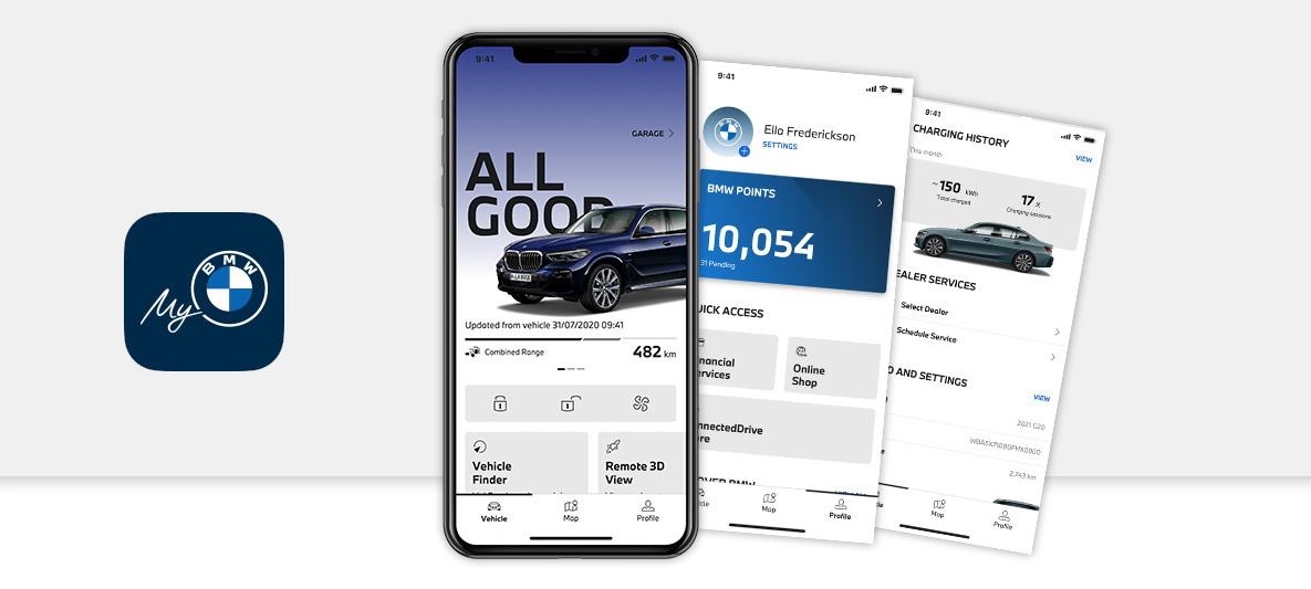 BMW Apps My BMW App BMW Apps My BMW App на смартфон