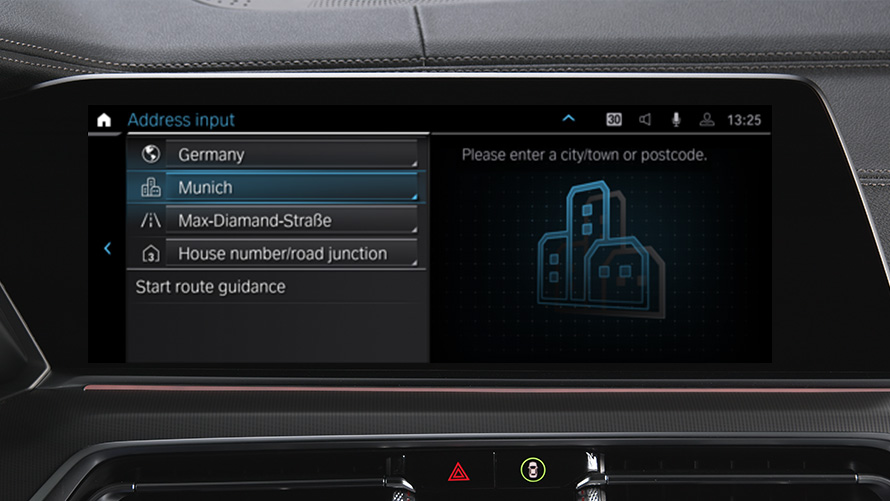 BMW Remote Software Upgrade BMW Maps BMW Remote Software Upgrade BMW Maps навигационна система снимка отблизо