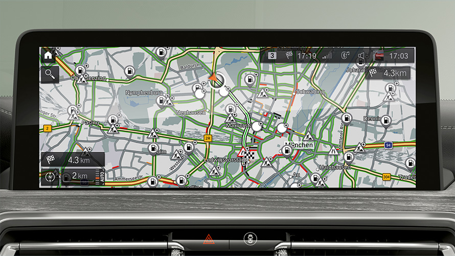 Снимка отблизо контролен дисплей изглед RTTI Remote Software Upgrade снимка отблизо BMW контролен дисплей изглед RTTI