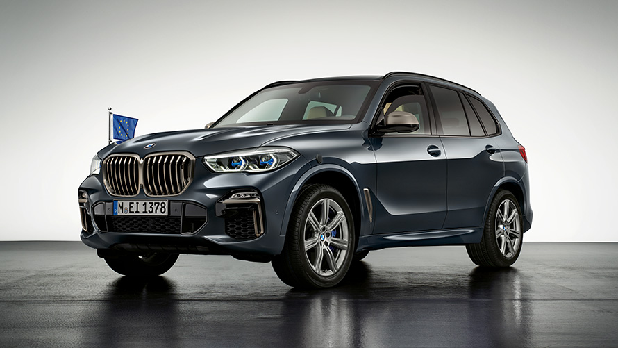 BMW Бронирани автомобили BMW изработена по мярка защита BMW Бронирани автомобили BMW изработена по мярка защита BMW държавен флаг ЕС