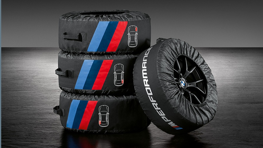 M Performance чанти за колела BMW Аксесоари за есента и зимата M Performance чанти за колела
