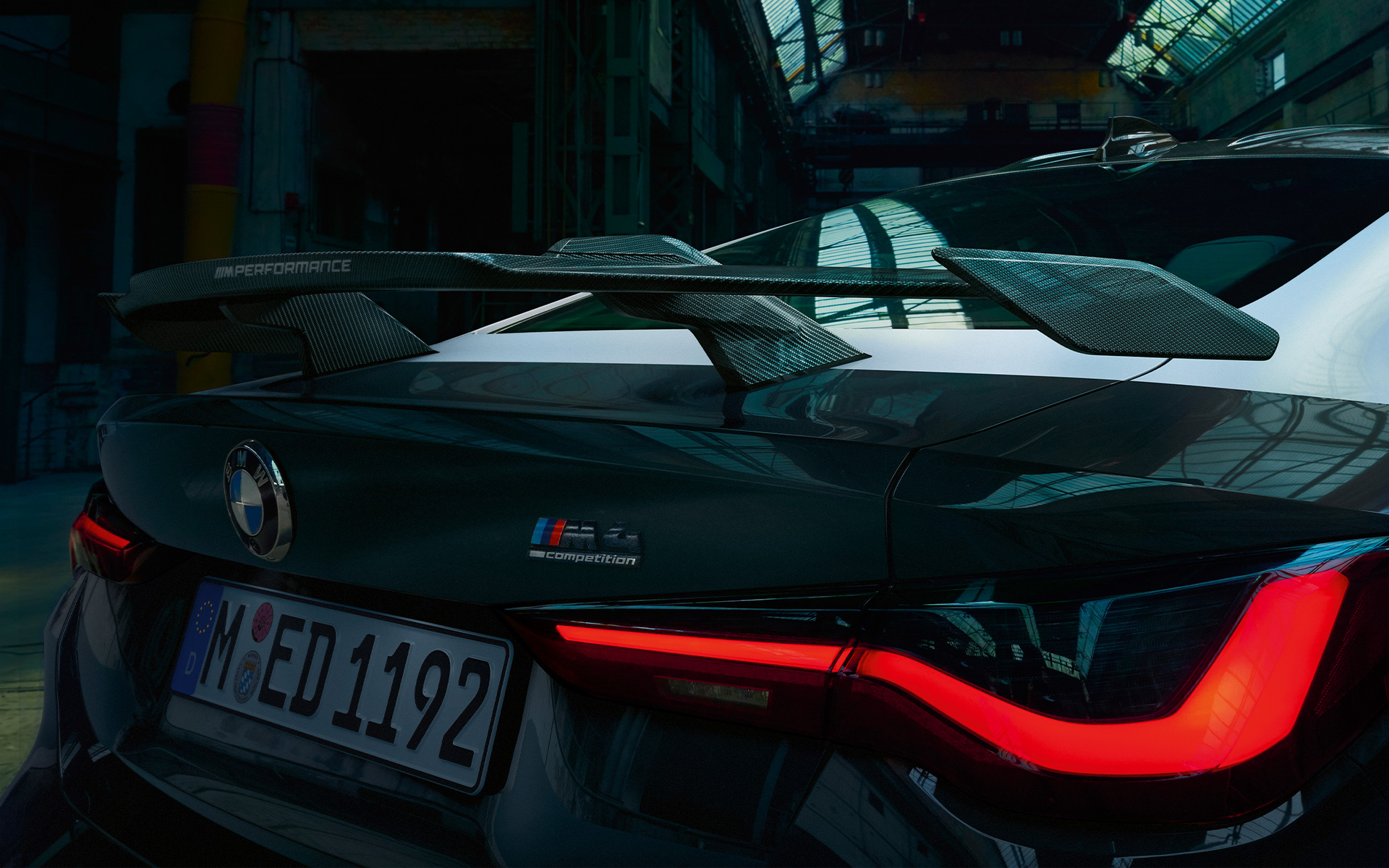 BMW M Performance Parts BMW M4 G82 снимка отблизо отзад