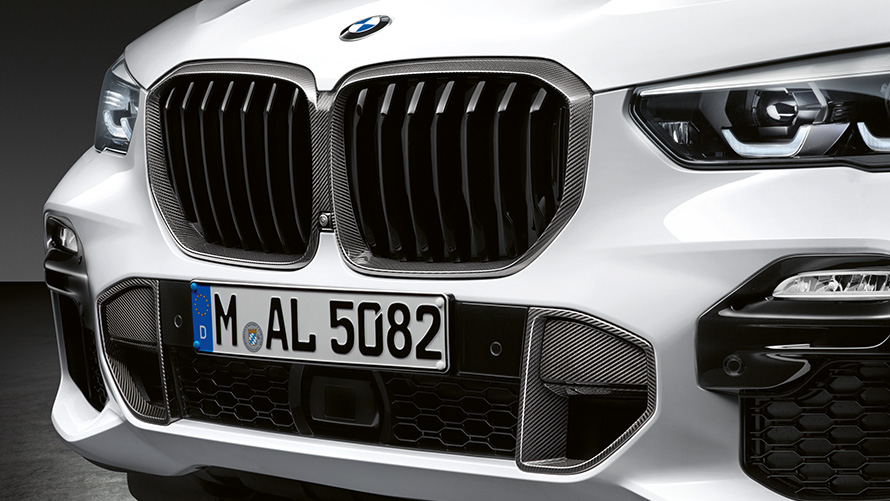 M Performance Декоративна радиаторна решетка Карбон BMW M Performance Parts M Performance Карбонова предна декоративна решетка